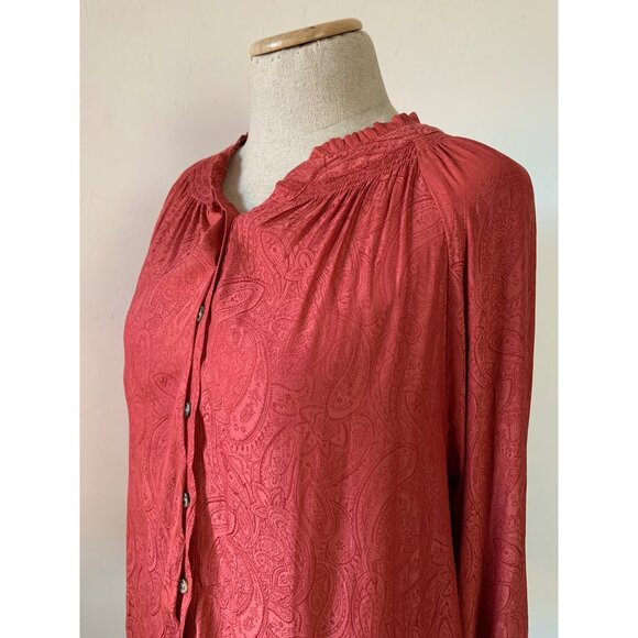 Democracy Large Tunics Lond Sleeve Blouses - Picture 5 of 7